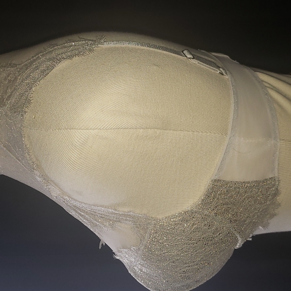 Victoria's Secret EUC Dream Angels High Neck Chantilly Demi Bra 34DD/F75 - Picture 5 of 13